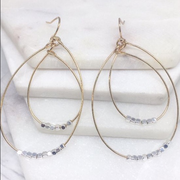 Jewelry - Bold Double Hoop Earrings